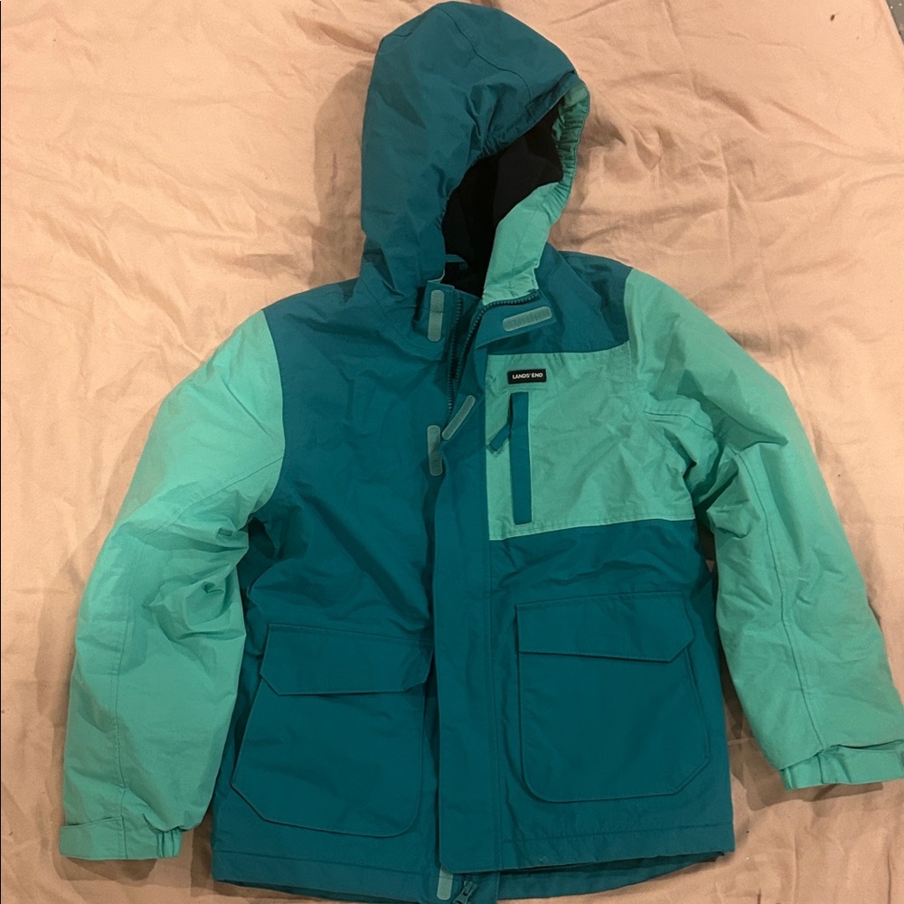 Lands' End Kids Teal and Aqua Jacket